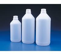 Dutscher 391266B collo stretto bottiglia, con foro, bianco, 1,000 ml, eco version (confezione da 115)