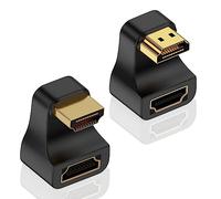 Duttek Adattatore HDMI a 180 gradi e adattatore HDMI2.1 a 270 gradi, 8K U Shaped HDMI Adapter, Adattatore HDMI 2.1 maschio femmina 48Gbps 8K@60Hz UHD2.1 3D, per HDTV Monitor Proiettore Laptop PC