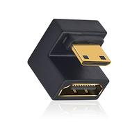 Duttek Adattatore HDMI a mini HDMI 8K, angolo verso il basso, supporta 8K a 60 Hz, 48 Gbps per fotocamera, monitor, DVR