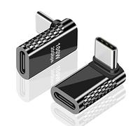 Duttek Adattatore USB C a 90 gradi (2 pezzi), USBC3.2 20 GBps, USB C da 100 W maschio a femmina, supporta audio/video 8K, laptop, MacBook e altri dispositivi di tipo C