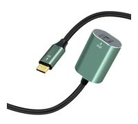 Duttek Cavo convertitore stereo ottico da USB C a Toslink, 0,2 m, unidirezionale USB C maschio a SPDIF femmina, adatto per computer, TV, proiettori, soundbar, amplificatori, DAC e altri