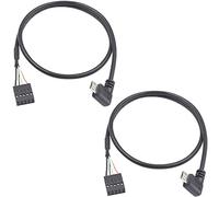 Duttek Cavo da USB a Micro USB, Micro USB a scheda madre, adattatore Dupont esteso cavo da micro USB maschio a 9 pin scheda madre femmina adattatore Dupont cavo esteso. 50 cm