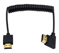 Duttek Cavo HDMI 4 K, HDMI a HDMI, cavo a spirale, estensore HDMI maschio a maschio, per TV Stick 3D e 4K Ultra HD HDMI 2.0 cavo di estensione (HDMI Extender) (1,2 m)