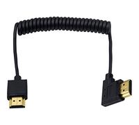 Duttek Cavo HDMI 4 K, HDMI a HDMI, cavo a spirale, estensore HDMI maschio a maschio, per TV Stick 3D e 4K Ultra HD HDMI 2.0 cavo di estensione (HDMI Extender) (1,2 m)