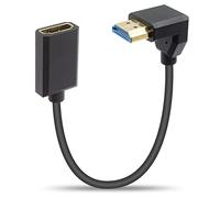 Duttek Cavo prolunga HDMI a HDMI 0.3 m, Hdmi 2.1ultra ad alta velocità 48 Gbps, supporta 8 K a 60 Hz, 4 K a 120 Hz, 4 K, Roku/Switch/Sony/LG/Samsung (Down)