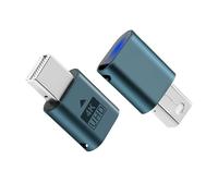 Duttek Mini DP 4K EDID Plug emulatore di visualizzazione virtuale, mini DisplayPort Headless Ghost Monitor Adapter per PC Headless Accesso remoto Mining Workstation 2 Pack