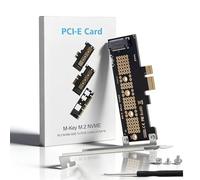 Duttek Scheda di espansione Pcie Nvme Adapter 3.0/4.0 X1 Supporta gli slot M.2 NVME X4 X8 X16 e gli SSD 2230/2242/2260/2280 del protocollo M.2 NVME