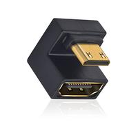 Duttek U Shape Mini HDMI a HDMI 8K Adattatore, Angolo UP Femmina Supporto 8K@60Hz, 48Gbps per Fotocamera/Laptop/Tablet/HDTV/Proiettore (1 Pack)