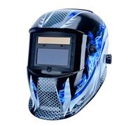 DUTTY Maschera protettiva per saldatura, testa montata ad arco argon maschera per saldatura LCD, oscuramento automatico solare, gamma ombra regolabile 4/9-13, adatta per maschera di saldatura TIG MIG