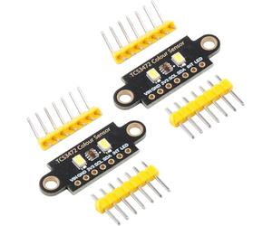 DUTTY Modulo di rilevamento luminoso RGB IIC 2pcs del sensore di riconoscimento di colore TCS34725