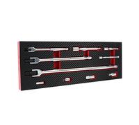 Duty 10PCS F Tipo Socket Breaker Rod Set con AntiDrop Ball Spring Design Ideale per Riparazioni di Spazio Stretto Tool Club Port Set