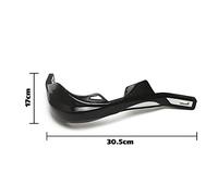 Duty 22mm 28mm Protezioni Protettore con Hardware di Montaggio in Alluminio per Motocross MX Off Road Manubrio Moto Bianco Arancione Fibra di Carbonio Rosso Opzioni