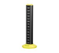 Duty Alloy ABS Livelli Gauge per precisione, Dualpurpose Nero | Strumento di calibrazione della costruzione dello strumento dei livelli dell'ABS della lega per le misure di allineamento