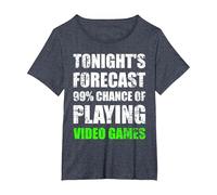 Duty Call Gaming Legend of Your League Regalo Videogioco Maglietta, Donna Plus-Size, Pervinca, 2X