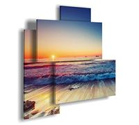 duudaart Quadro Mare 82 Moderno Multilivello Paesaggi Piccolo