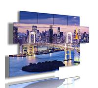 duudaart quadro tokyo moderno e multilivello 3d quadri moderni città cina skyline stampa da parete per soggiorno camera letto