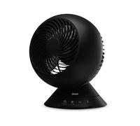 Duux Globe Mini Ventilatore da tavolo con telecomando, ventilatore da tavolo a risparmio energetico con display a LED, ventilatore da camera silenzioso con 3 velocità e potente motore DC (nero)