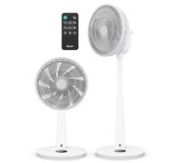 Duux Whisper 3 Ventilatore a treppiede - Ventilatore a risparmio energetico con 26 livelli di velocità, timer e modalità notturna - Altezza regolabile (73-95 cm) - Orizzontale + Oscillazione verticale
