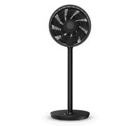 Duux Whisper Flex 2 - Ventilatore silenzioso 13 dB, modalità notte e timer, regolabile in altezza (54 - 92 cm), risparmio energetico da 2 W, funzionamento tramite ventilatore e telecomando, nero