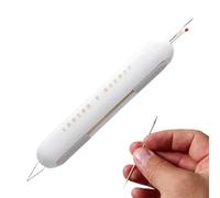 Duvcoywae Ago per Ricamo - Strumento 2 in 1 ghi e Scucisegni | Rapidi per re e Rimuovere Il Filo Ideali per Ricamo Lavori ad Ago e Lavori a Maglia Domestici