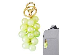 Duvcoywae Ciondolo Decorativo Per Borsa,Uva Tridimensionale - Portachiavi E Decorazione Per Automobile - Per Adolescenti Uomini Donne Appassionati Viaggio Casa Uso Quotidiano Festa Compleanno Vacanza