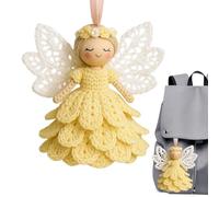 Duvcoywae Kit per l'Uncinetto,Set Artigianato Maglieria Bambola Angelo Decorazione,Kit Per Creazioni All Uncinetto E A Maglia - per Donne Uomini Hobbisti Membri della Famiglia Amici Colleghi Festa di