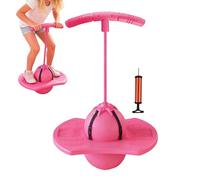 Duvcoywae Palla Rimbalzante per Bambini - con Manico Silenziosa Antiscivolo Elastica - Giocattoli Sportivi con Piattaforma - per Casa Scuola Giochi Camper Viaggi Sport Esercizio Festa Compleanno