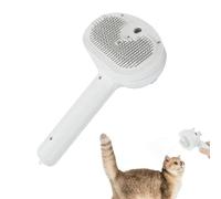 Duvcoywae Pennello a vapore di gatto, pennello per gatti pieno di vapore per lo spargimento - Pennello per spargimento delicato non irritante con vapore per gatto - Strumento di depilazione per la