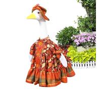 Duvcoywae Set Di Costumi Per Sculture Animali Da Portico,Set Di Outfit Per Sculture Da Giardino - Kit Vestiti Con Foglie Acero Autunnali Per Statuine Animali,Per Portico Giardino Terrazza Festa E