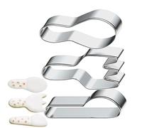 Duvcoywae Tagliapasta Per Torte In Acciaio Inossidabile | 3 Pezzi Design A Dente Antiaderente Per Utensili Da Forno - Ad Anello Per Cottura Al Forno | Per Torta, Dolci, Famiglia, Amici, Colleghi,