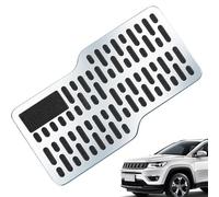 Duvcoywae Tappetini per Autocarro - Tappetino Guida con Rinforzo Tallone,Piastra In Acciaio Inossidabile Antiscivolo Per Veicoli SUV Trattore Roullette Rimorchio Automobilistico