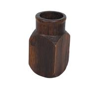 Duvcoywae Vaso in Legno | Centrotavola per Tavolo in Stile Rustico | Vaso Artistico Vintage per Camera da Letto, Soggiorno, Ingresso, Corridoio