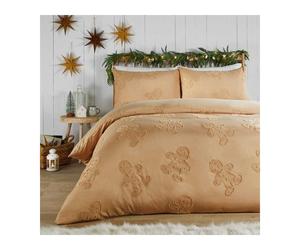 Duvet Day Ginger Bread Reversibile Tocco leggero Trapuntato Set Copripiumino