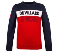 DUVILLARD Knit Pullover Pascal - Uomo - Bianco / Blu / Rosso - Taglia 50- modello 2024