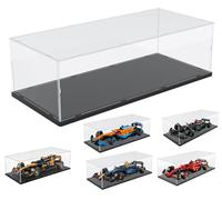 DuvinDD Vetrina compatibile McLaren 70 x 30 x 20 cm, trasparente, base nera
