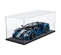 DuvinDD Vetrina in acrilico per Lego Technic Ford GT 42154 - Base nera 50 x 20 x 20 cm - Protezione contro la polvere per raccoglitori di modelli