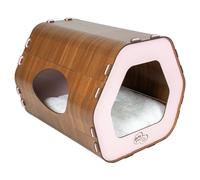 Duvo + Casa Gatto MDF Rosa 36x40x34cm, Moderno Mobile per Sonno & Gioco
