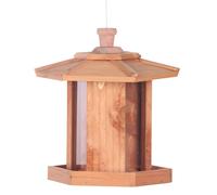 Duvo+ Casa Per Uccelli Da Giardino In Legno Di Cedro 26,5x23x27,5cm Con Pollaio