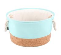 Duvo+ Cesto Per Cani Guava Cork & Poly 45x45cm Turchese Per Cani Piccoli L