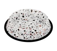 Duvo + Ciotola per Cane Decorazione Fix Terrazzo Look Bianco Acciaio Anti