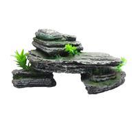Duvo+ Decorazione Per Acquario Rocce 32x13x15cm Per Pesci D'Acqua Dolce E Salata