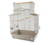 Duvo+ Gabbia Per Uccelli Iza Mocha 58x38x65 Cm Per Canarini E Pappagalli