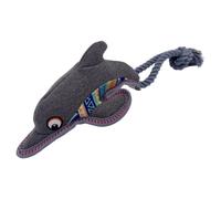 Duvo+ Giocattolo Per Cani Delfino Grigio 46x14x11cm Per Cani Piccoli E Grandi
