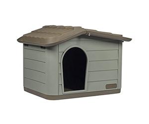 duvoplus Casa Pepita 2 Eco per Animali Domestici, 76 x 59 x 55 cm, Marrone/Verde