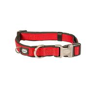 duvoplus, Collana confortevole e contemporanea GA mme EXPLOR North, misura 30-45 cm/15 mm Rosso, per cani, ideale per passeggiate e spedizioni avventurose
