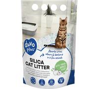 Duvoplus Premium Silica - Lettiera per Gatti, Profumo di Mela - 5 L