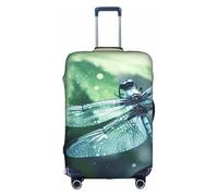 DUWAA Art Blue Dragonfly1 - Copertura per bagagli da viaggio, impermeabile, antipolvere, protezione elastica per bagagli, bianco, X-Large