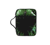 DUWAA Astuccio multifunzione con stampa di Hacker Attack, borsa per cosmetici, con manico, impermeabile, con scomparti