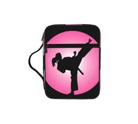 DUWAA Astuccio multifunzione con stampa taekwondo, con manico, impermeabile, con scomparti