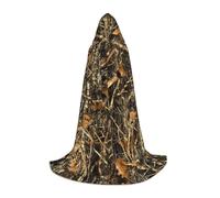 DUWAA Autunno Camoflauge Stampa Mantello Medievale Mago Veste Mantello Con Cappuccio Rinascimento Mantello Costume Halloween Cosplay Prop